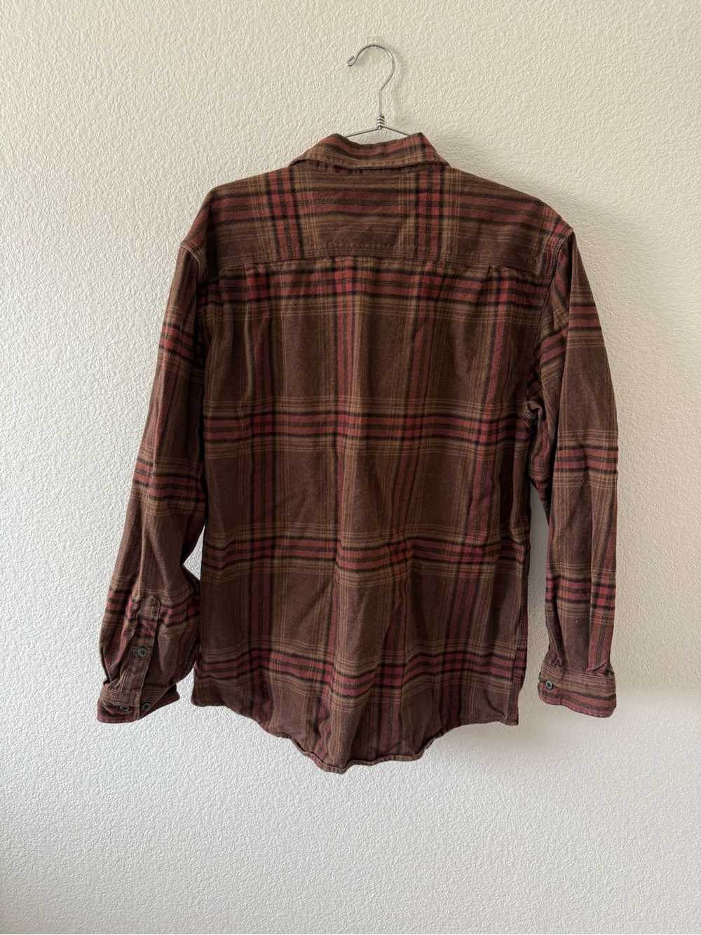 Carhartt Brown Plaid Button-Down Flannel Shirt - Picture 4 of 4
